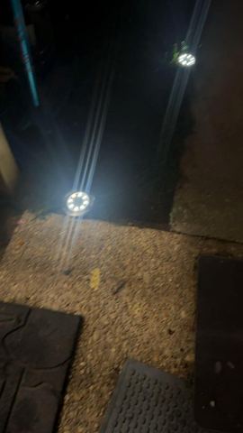 Customer photo for 24-Pack Solar Ground Lights