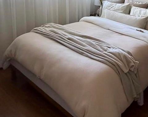 Customer photo for Double-Stuffed All-Season Comforter