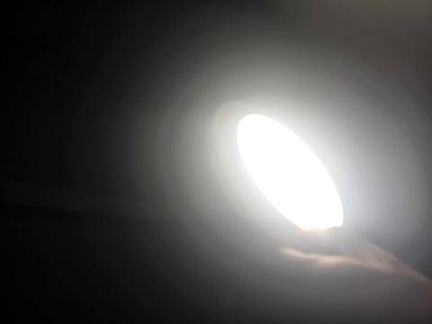 Customer photo for Rechargeable Motion Sensor Ceiling Light Bundle