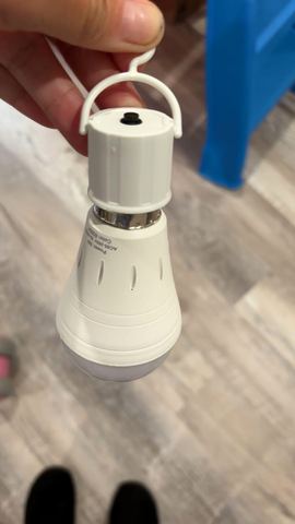 Customer photo for Rechargeable Emergency LED Light Bulbs 10-Pack