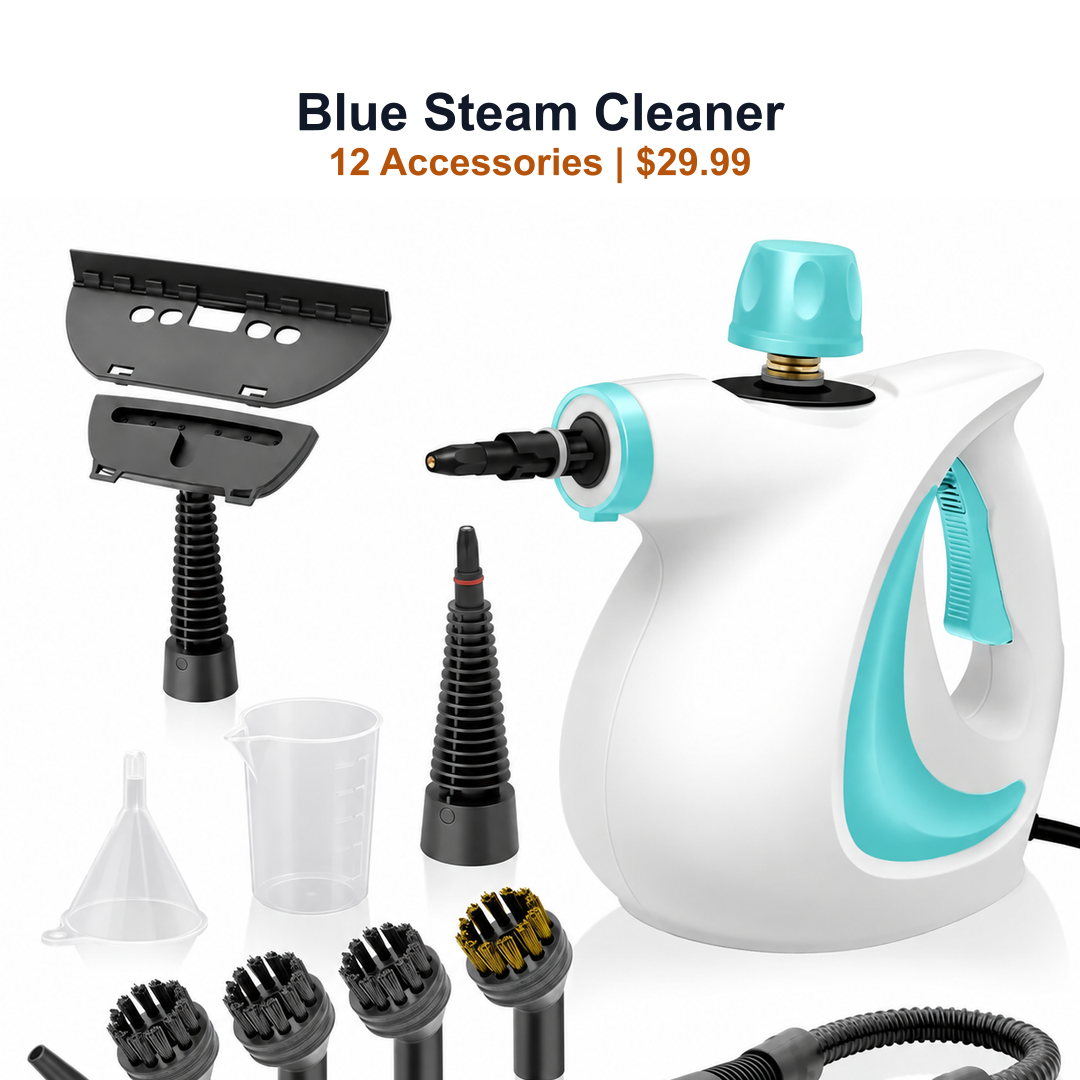 handheld steam cleaner SKU image for Blue