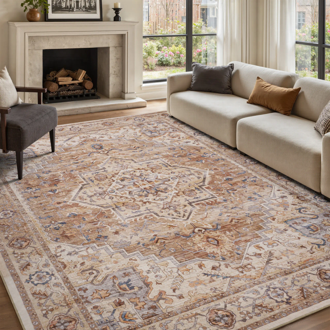 SKU image for BOGO rug style Solara - Orange/Multi
