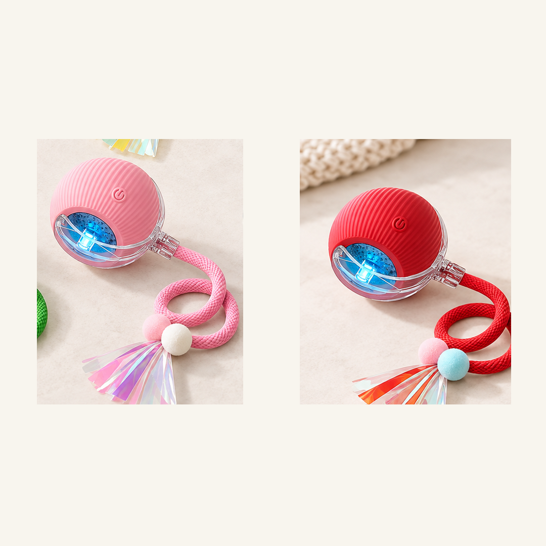 SKU image for pet teaser toy 2 pack Pink and Red