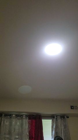 Customer photo for Rechargeable Motion Sensor Ceiling Light Bundle