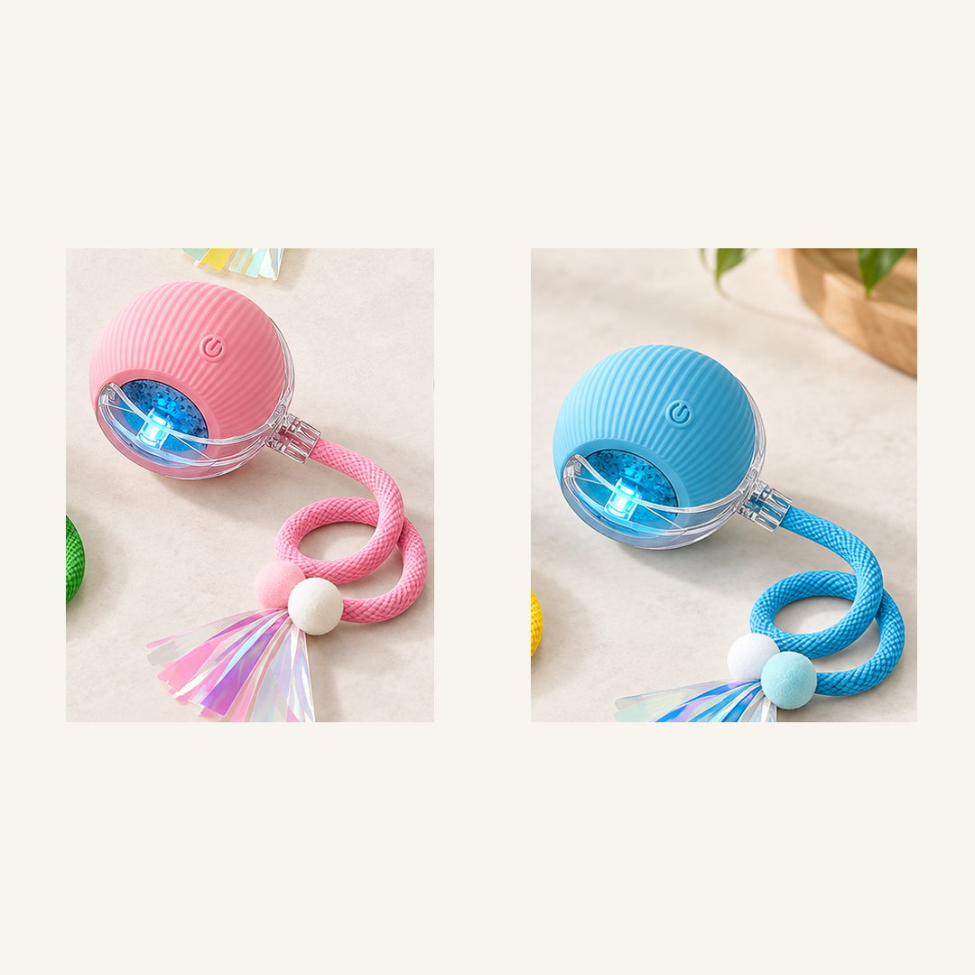 SKU image for pet teaser toy 2 pack Pink and Blue