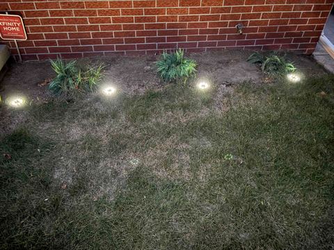Customer photo for 24-Pack Solar Ground Lights