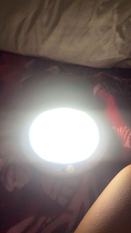 Customer photo for Rechargeable Motion Sensor Ceiling Light Bundle