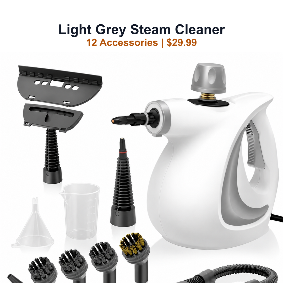 handheld steam cleaner SKU image for Light Grey