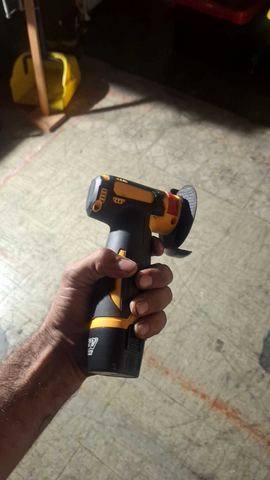 Customer photo for 12V Mini Cordless Angle Grinder BOGO