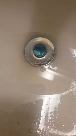 Customer photo for Stainless Steel Pop-Up Bathroom Sink Stopper Bundle