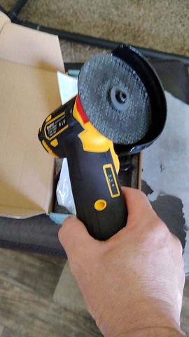 Customer photo for 12V Mini Cordless Angle Grinder BOGO