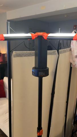 Customer photo for Rechargeable Tripod Camping Lantern with Remote
