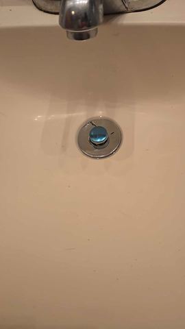 Customer photo for Stainless Steel Pop-Up Bathroom Sink Stopper Bundle