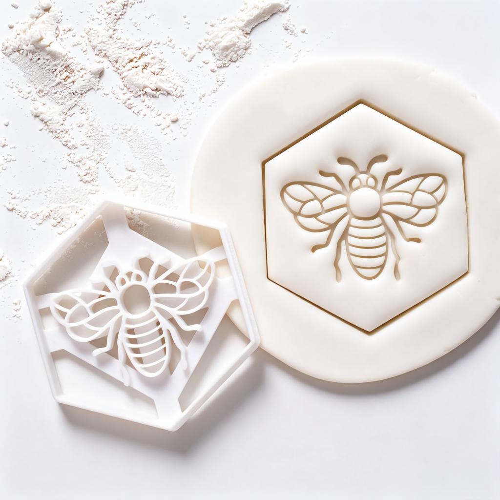 Honey Bee Hexagon Cookie Cutter