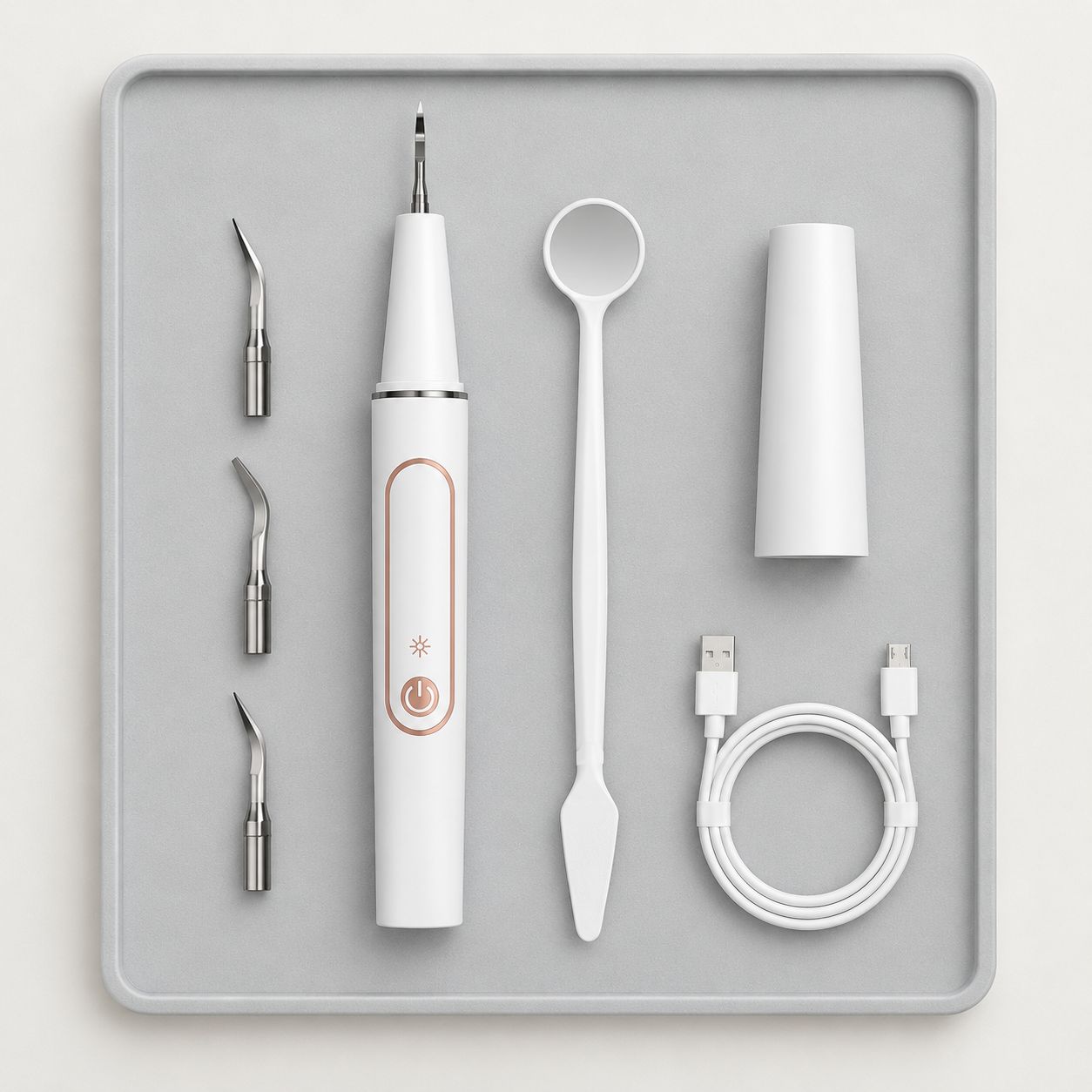 Multifunctional Oral Cleaner, Electric Toothbrush Tartar Remover