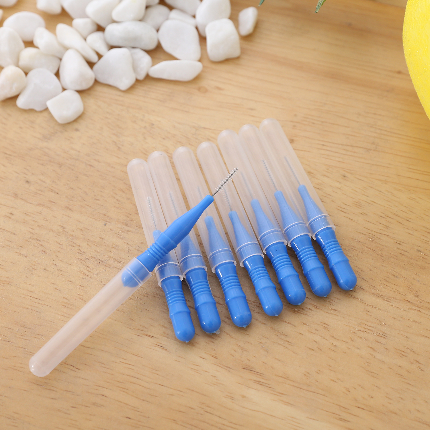 Multifunctional Interdental Brush with Floss, Easy Gap Cleaning, Tooth Protection