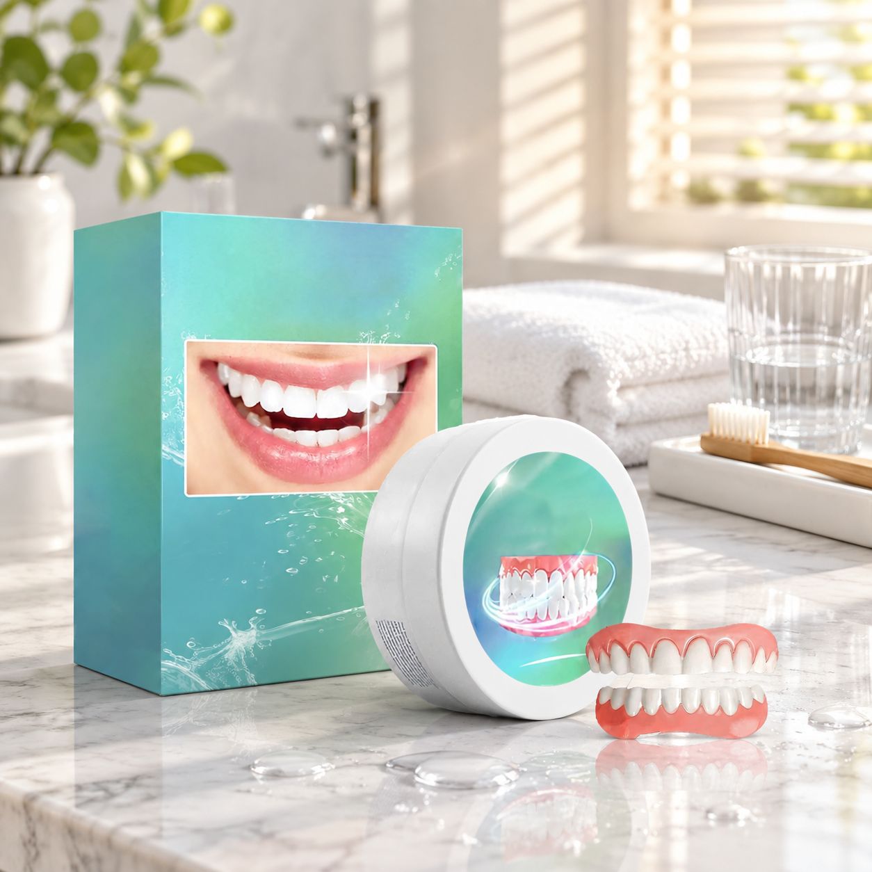 Denture Finishing and Aesthetic Comfort Enhancement Material Set