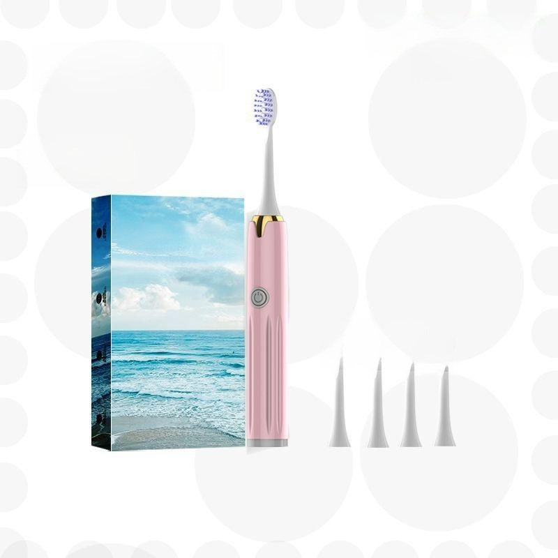 Hilton Couple Ultrasonic Electric Toothbrush, Waterproof Rechargeable Automatic Toothbrush for Women