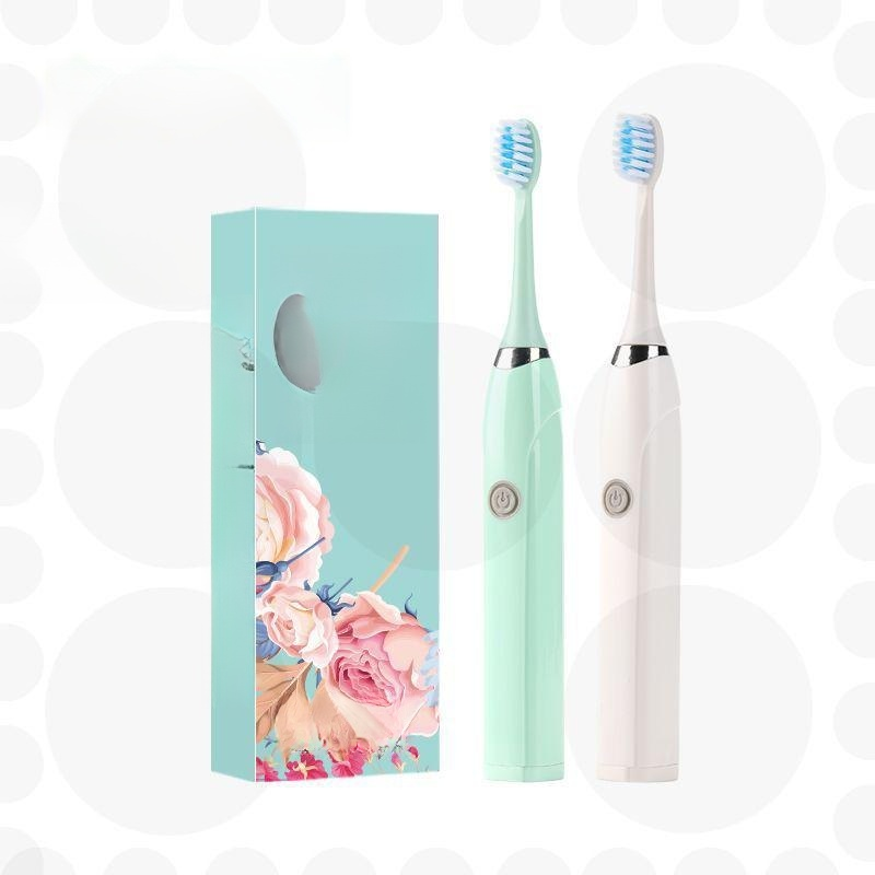 Hilton Couple Ultrasonic Electric Toothbrush, Waterproof Rechargeable Automatic Toothbrush for Women