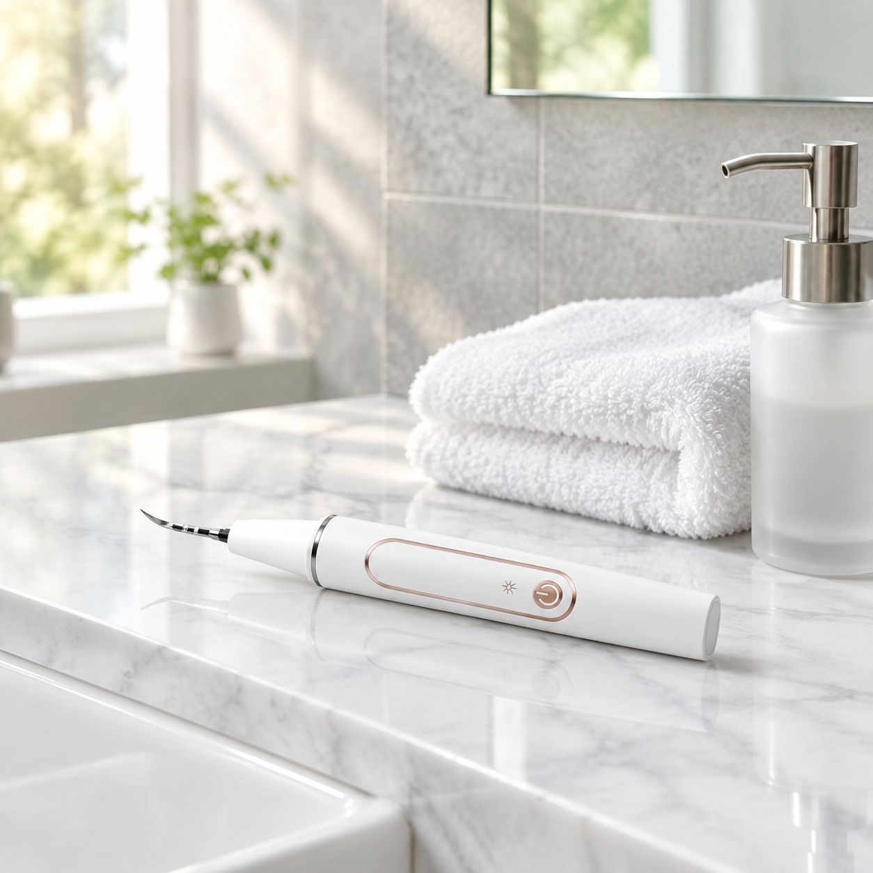 Multifunctional Oral Cleaner, Electric Toothbrush Tartar Remover