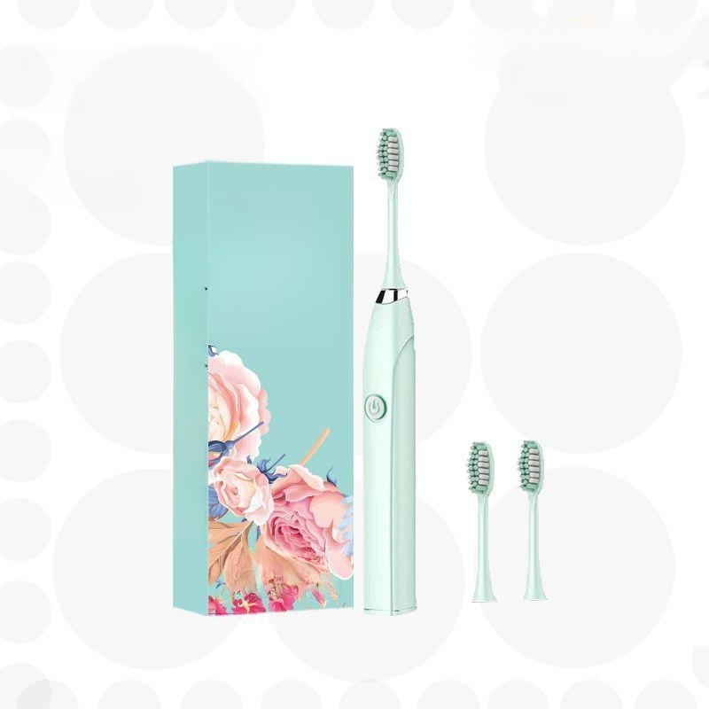 Hilton Couple Ultrasonic Electric Toothbrush, Waterproof Rechargeable Automatic Toothbrush for Women