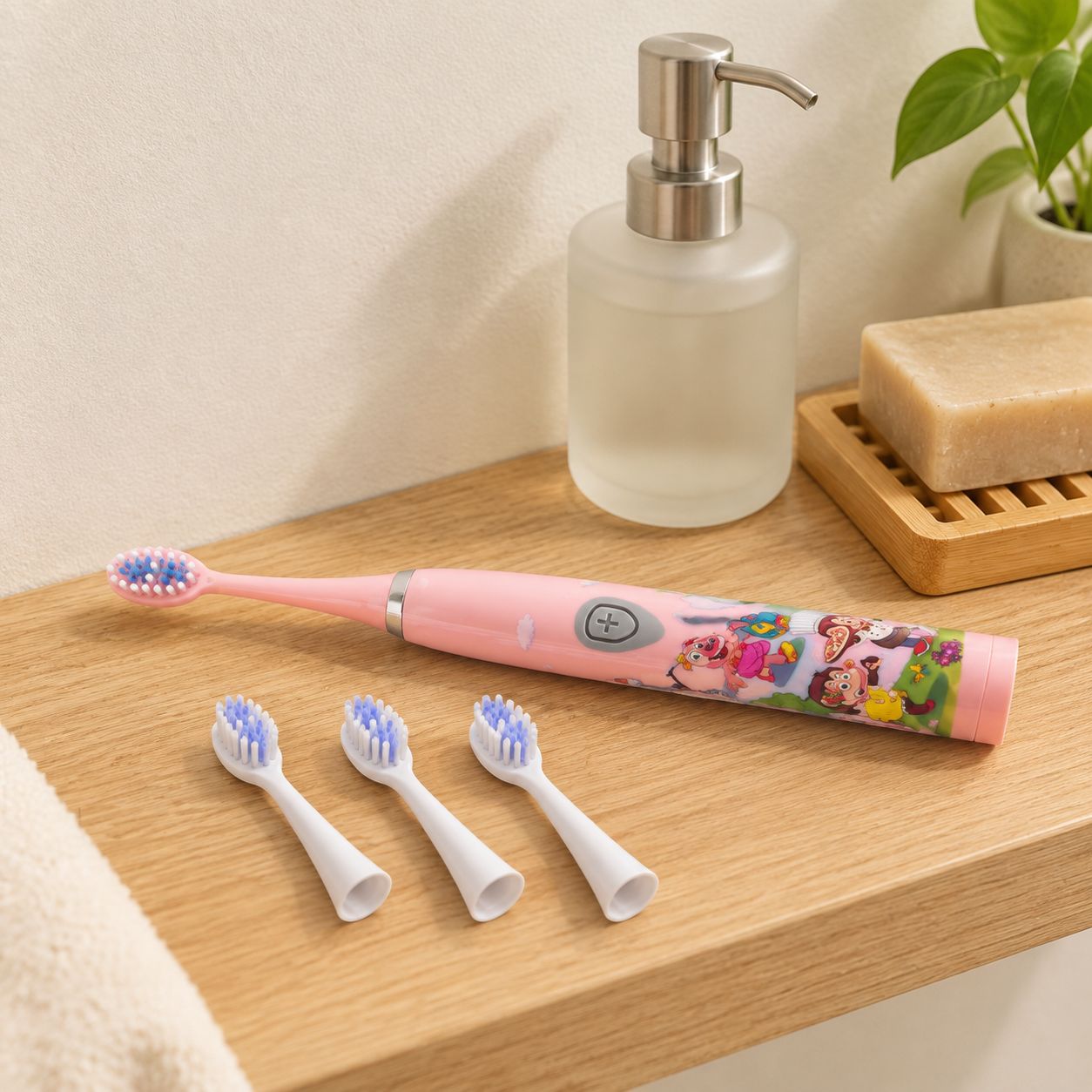 Hilton Couple Ultrasonic Electric Toothbrush, Waterproof Rechargeable Automatic Toothbrush for Women