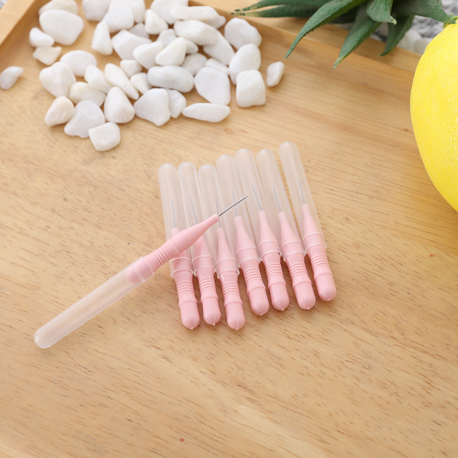 Multifunctional Interdental Brush with Floss, Easy Gap Cleaning, Tooth Protection
