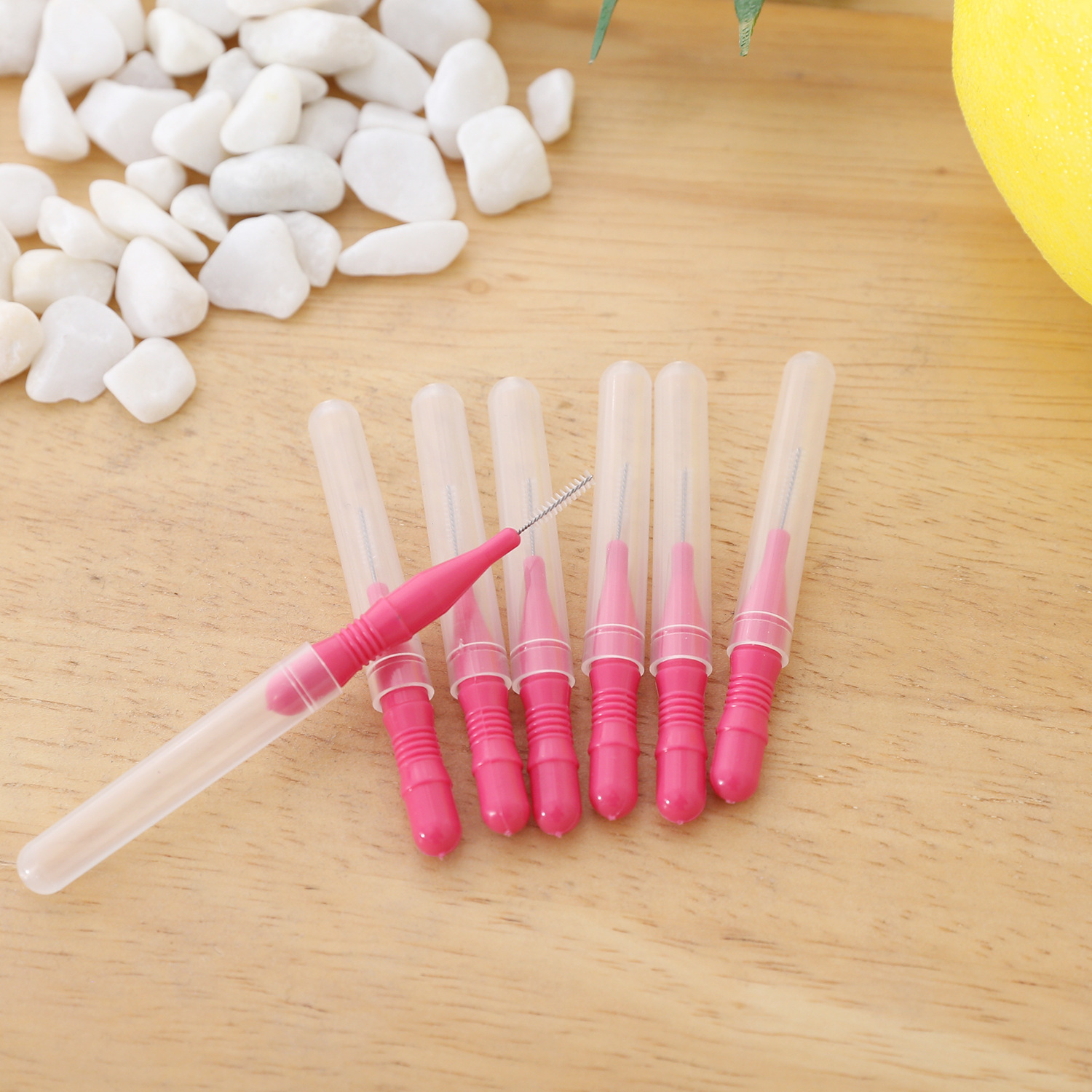Multifunctional Interdental Brush with Floss, Easy Gap Cleaning, Tooth Protection
