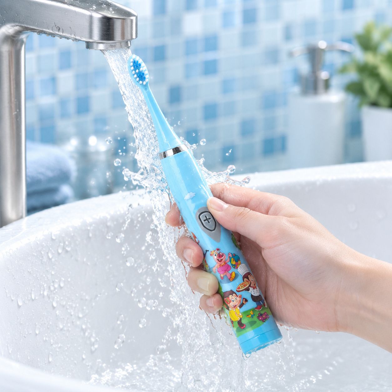 Hilton Couple Ultrasonic Electric Toothbrush, Waterproof Rechargeable Automatic Toothbrush for Women