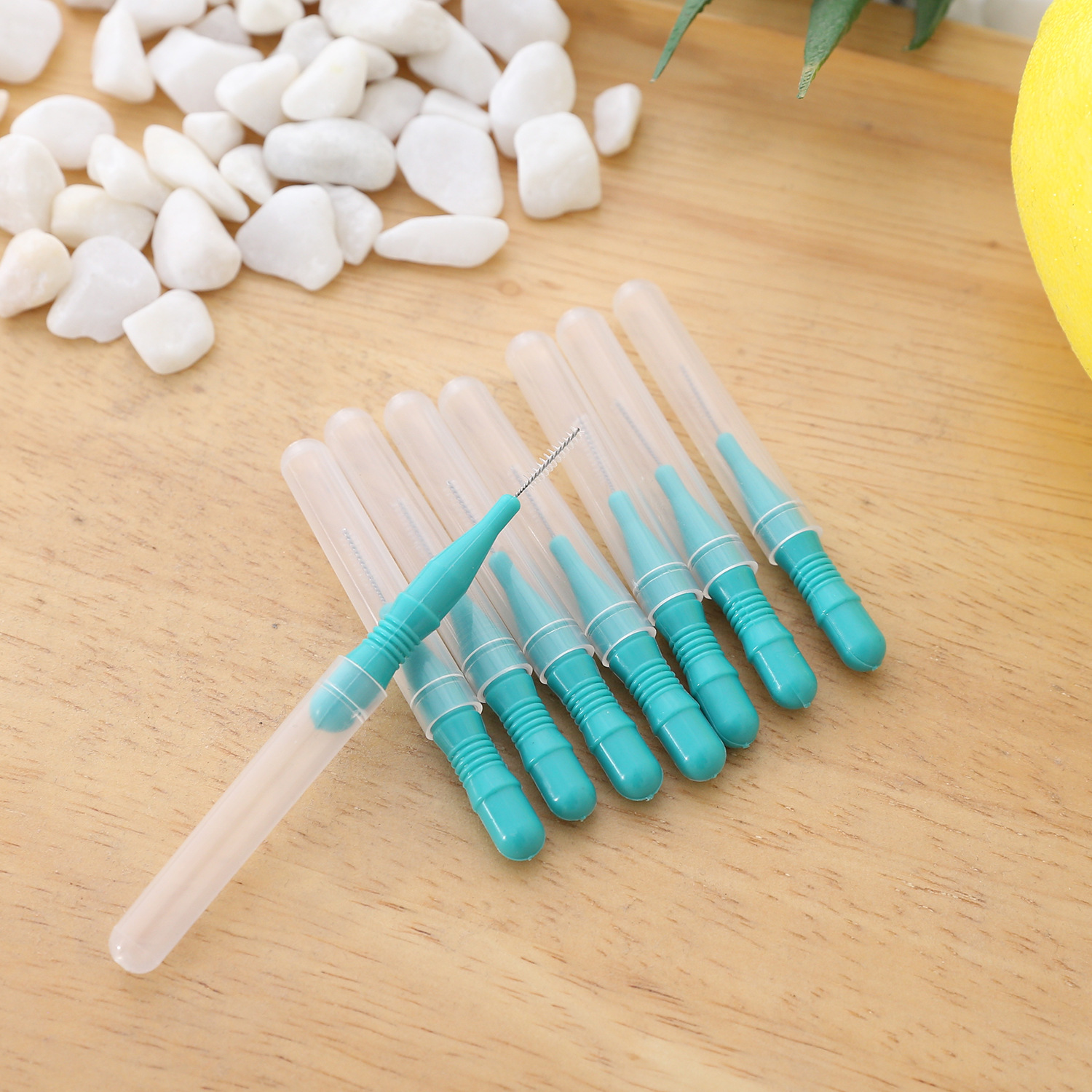 Multifunctional Interdental Brush with Floss, Easy Gap Cleaning, Tooth Protection
