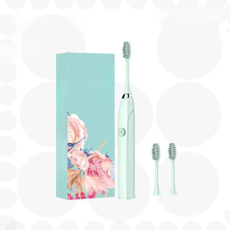 Hilton Couple Ultrasonic Electric Toothbrush, Waterproof Rechargeable Automatic Toothbrush for Women