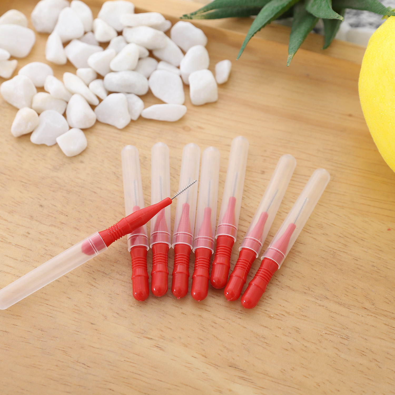 Multifunctional Interdental Brush with Floss, Easy Gap Cleaning, Tooth Protection