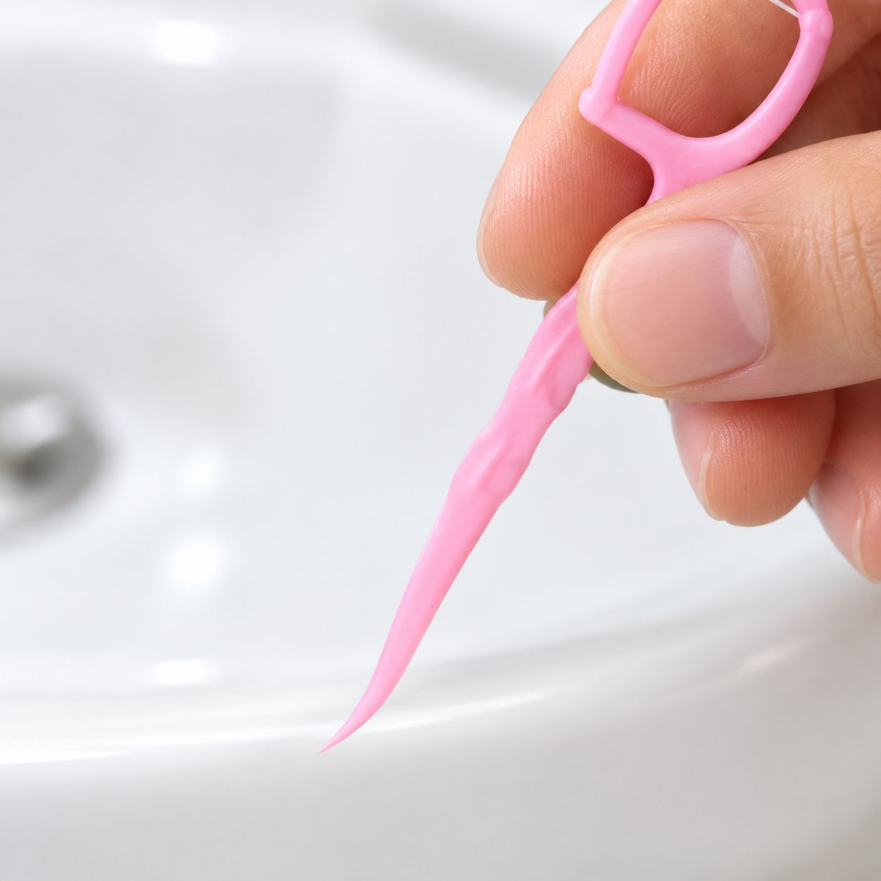 Safe Ultrafine Dental Floss and Arched Toothpicks for Family Use