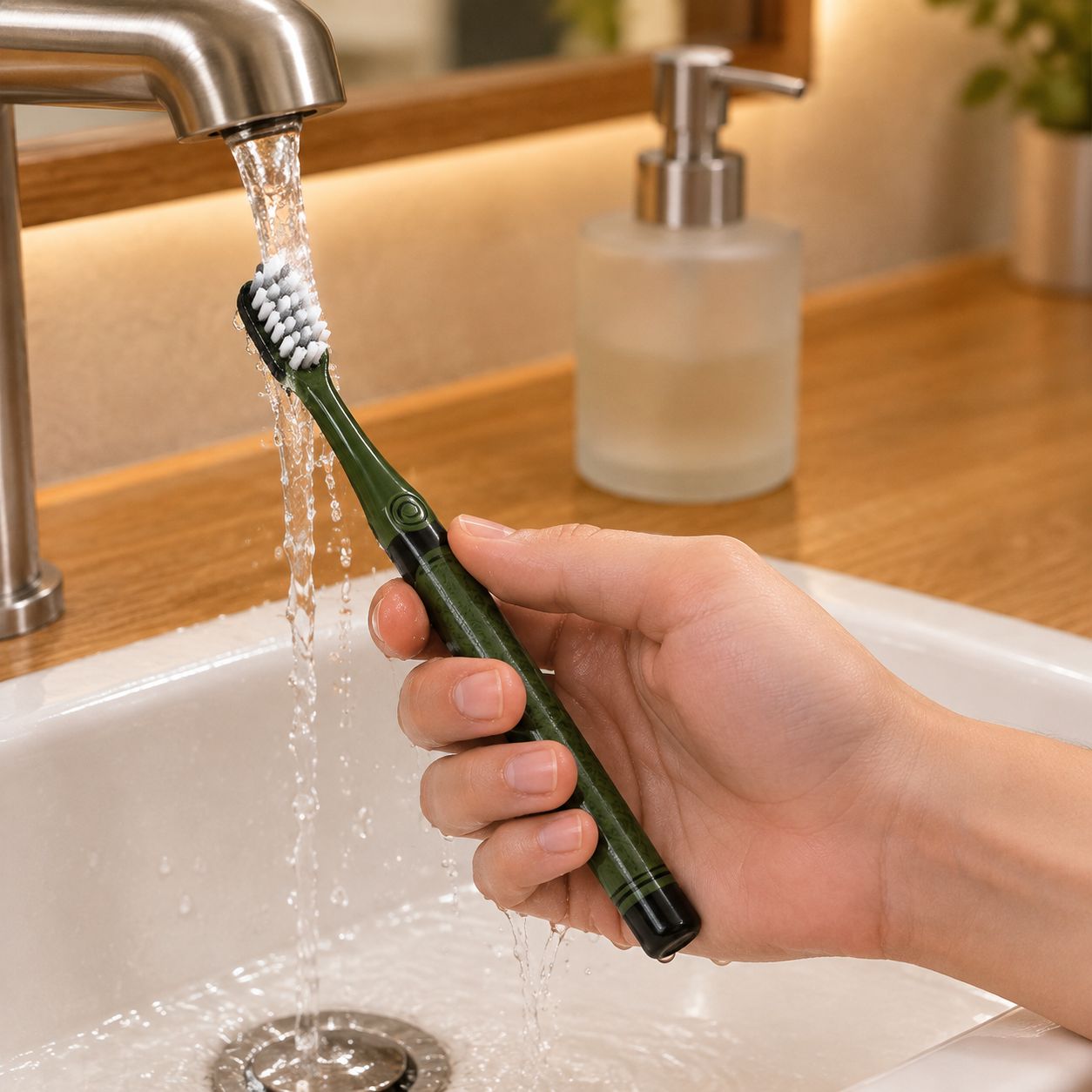 Mori Travel Portable Toothbrush Ergonomic Handle