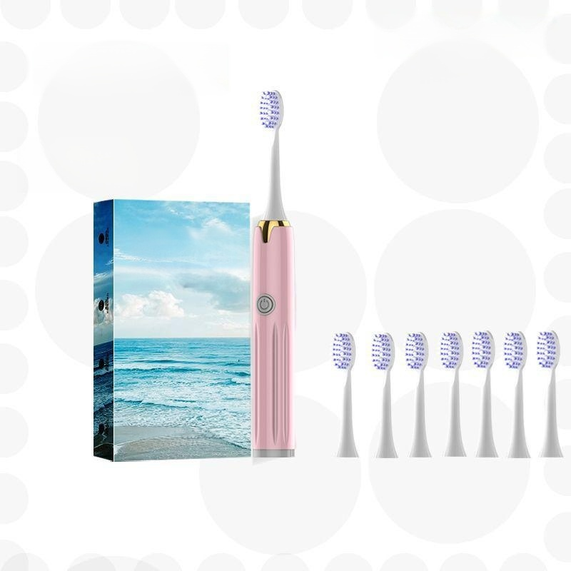 Hilton Couple Ultrasonic Electric Toothbrush, Waterproof Rechargeable Automatic Toothbrush for Women