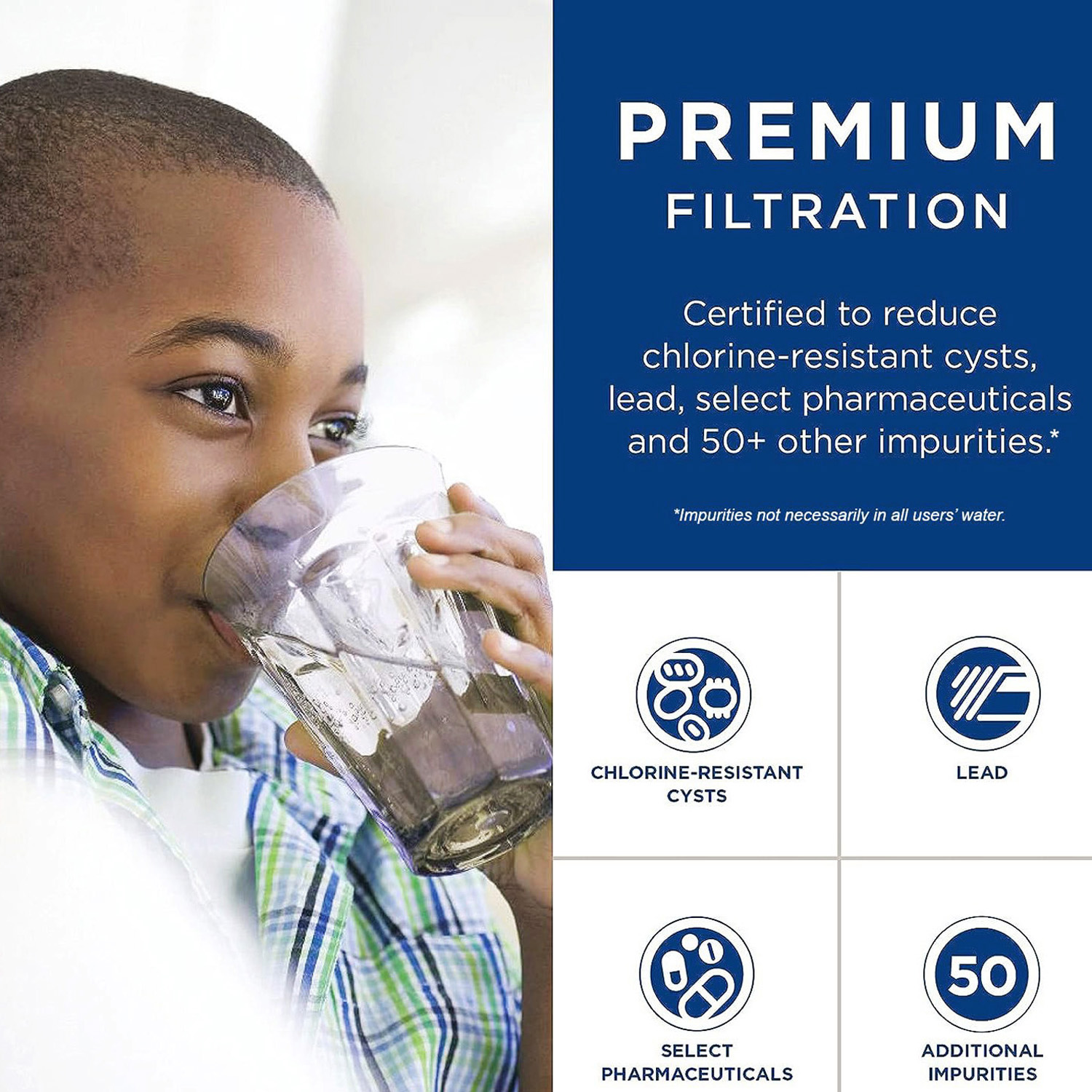 GE RPWFE Refrigerator Water Filter,Built-in CHIP