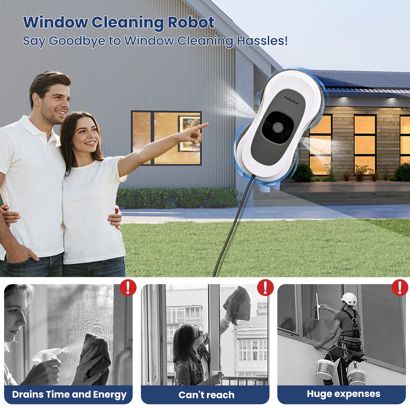 PuRuiKai Smart Window Cleaning Robot - Image 4
