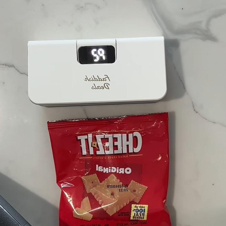Customer photo - White mini sealer on kitchen counter