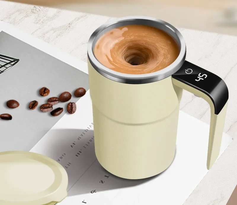 Electric self-stirring coffee mug – Green