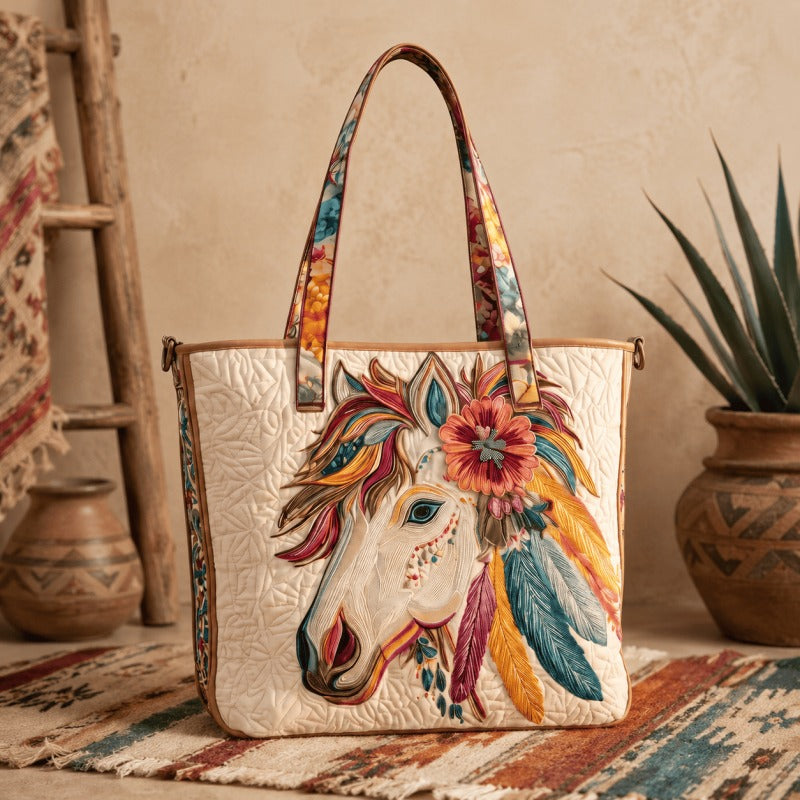 ✨Last Day 90% OFF✨Native American Quilted Tote Bag