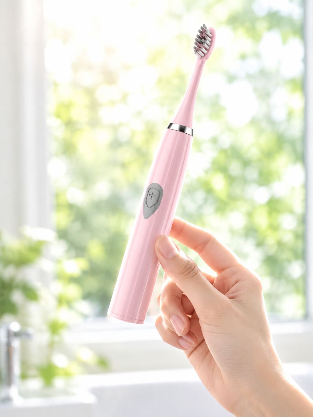 Hilton adult electric toothbrush with charging cable