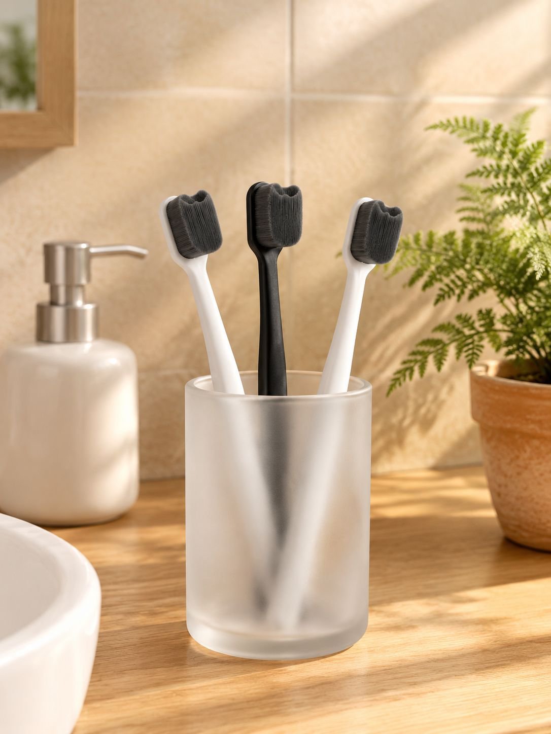 Toothbrushes designed for couples and families