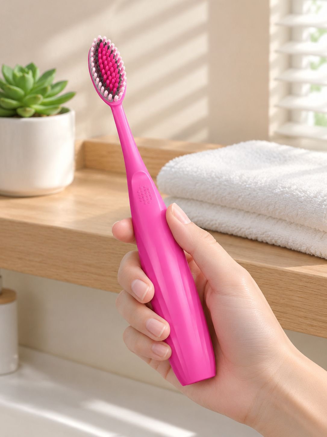 Toothbrush designed for sensitive gums and oral health