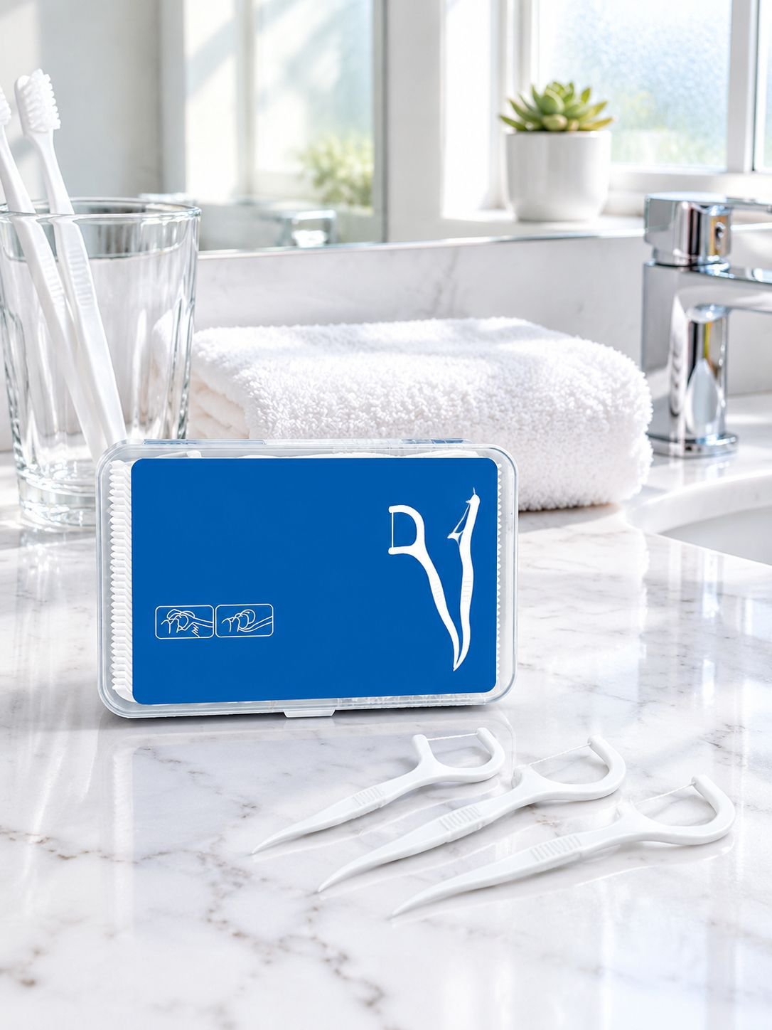 Dental floss stick demonstrating superior flexibility
