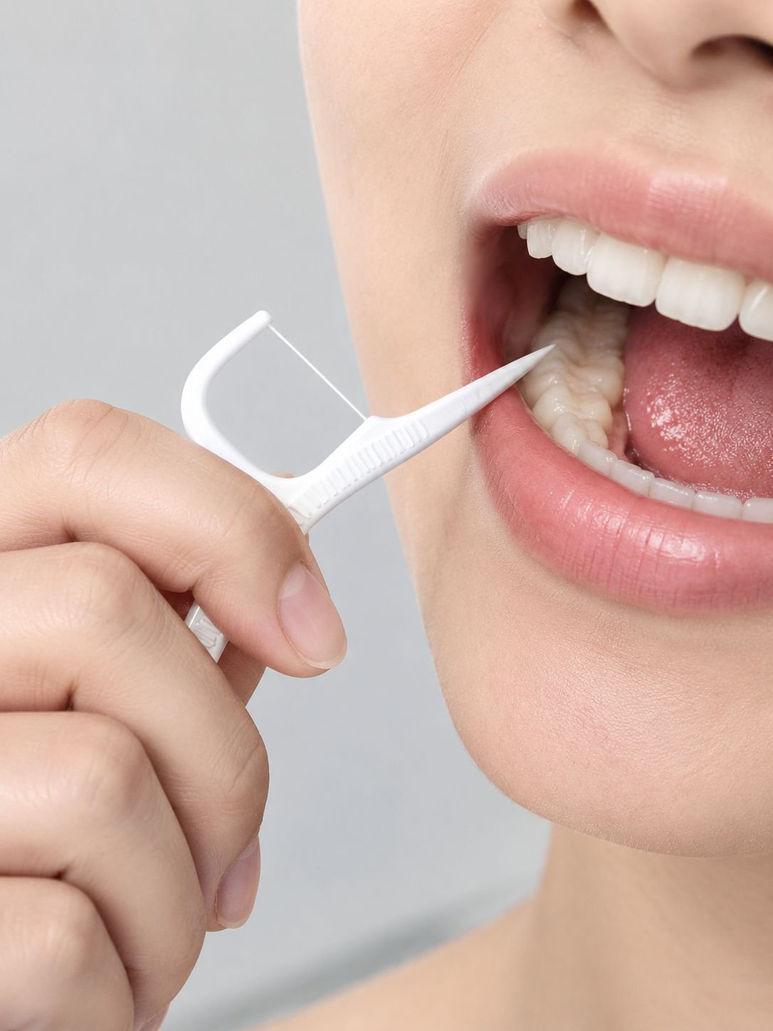 Interdental cleaning with polymer floss stick