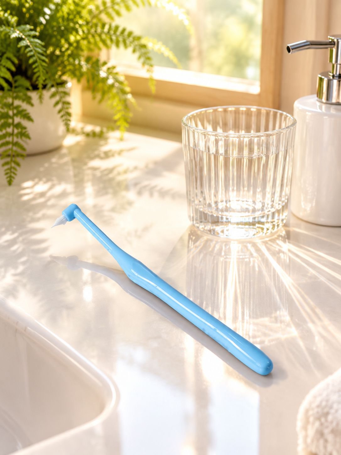 Medical grade small toothbrush for orthodontic patients
