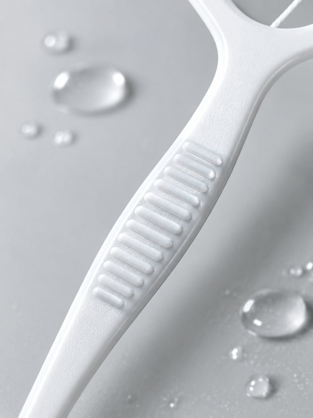 Pack of ultra-thin dental floss sticks for oral care