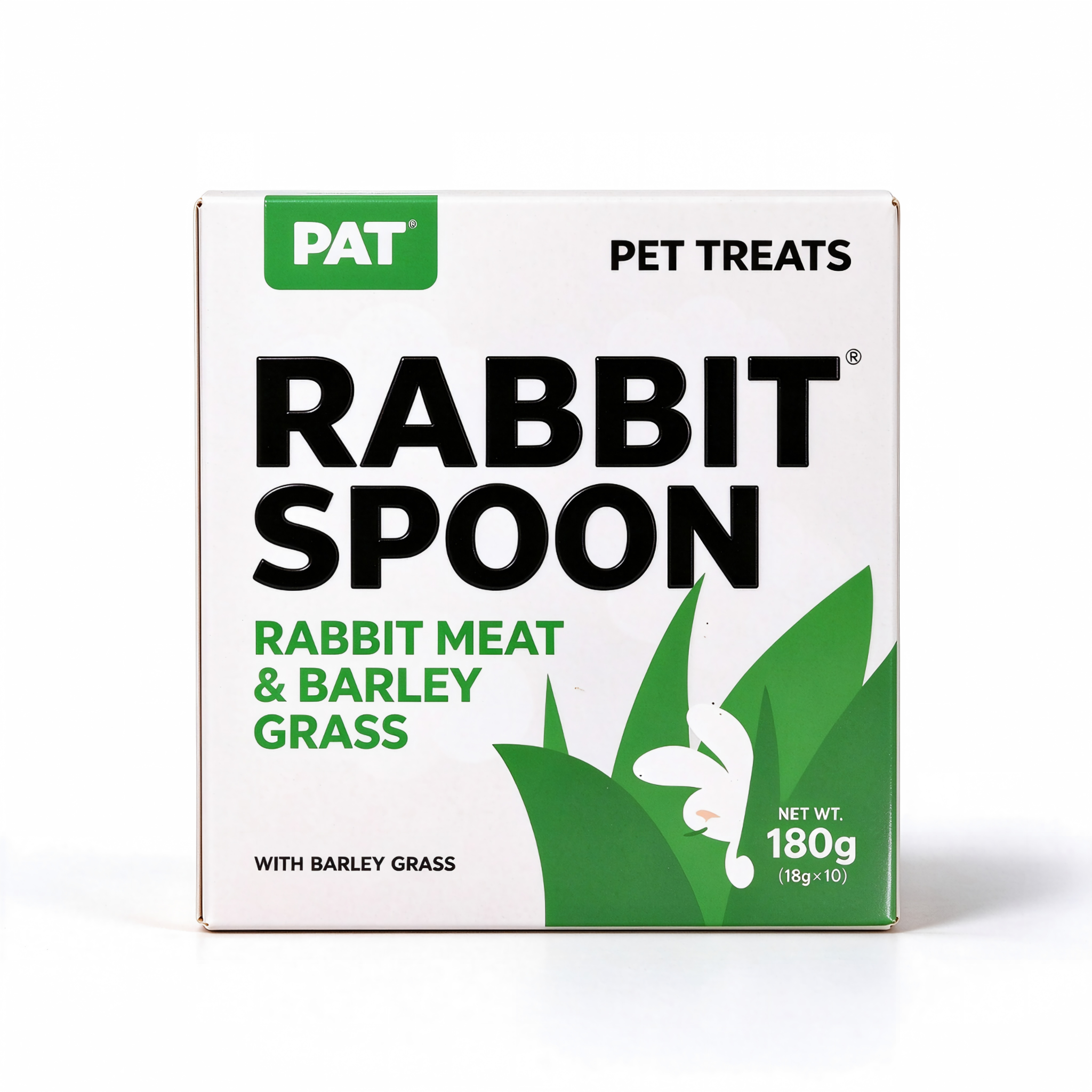 Spoon-Fed Hairball Relief: 55% Rabbit & Barley Grass Wet Cat Treats – No Bowl, No Mess, No Fillers