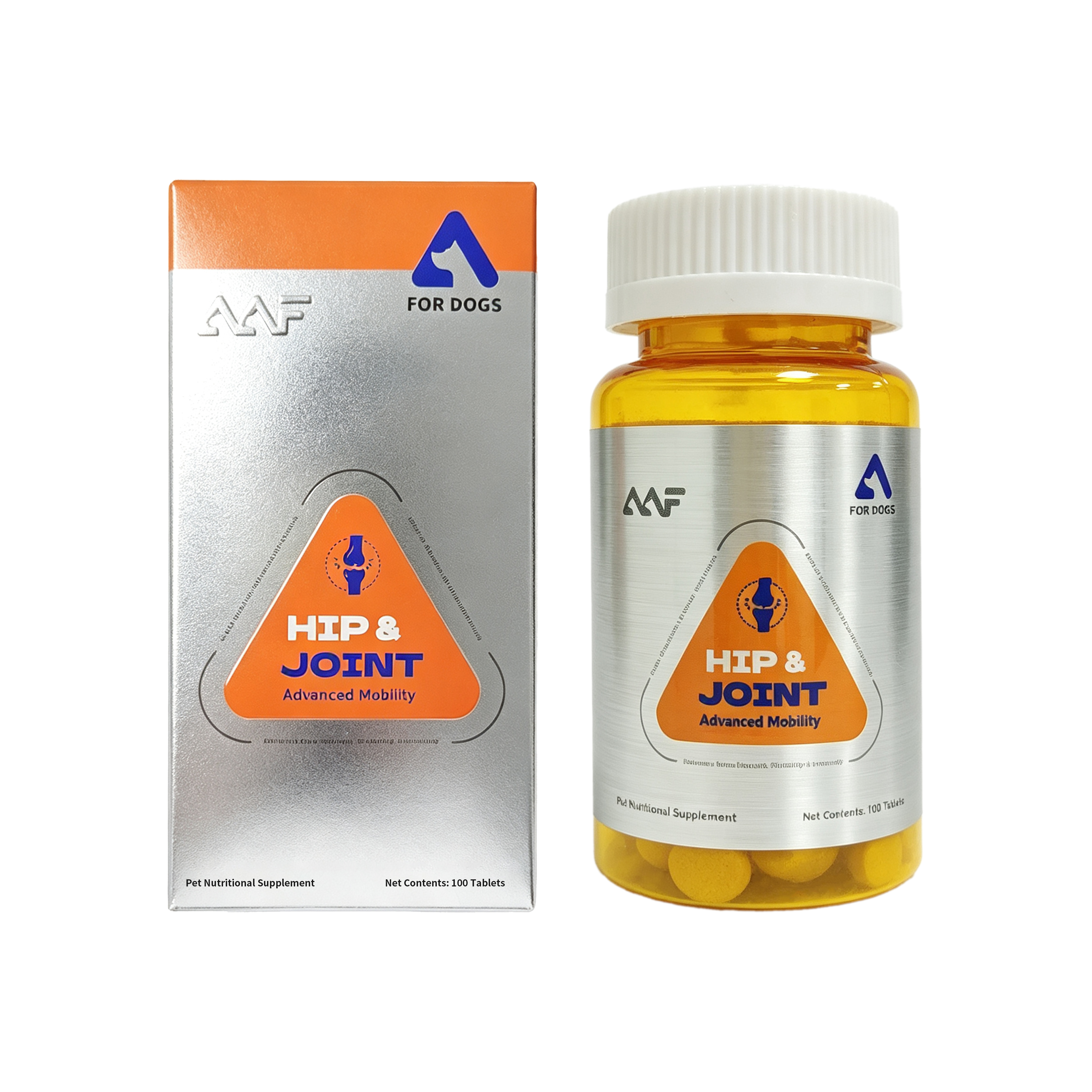 Hip & Joint Advanced Mobility for Dogs — Glucosamine, Chondroitin, MSM & Hyaluronic Acid Supports Joint Comfort, Mobility & Bone Health