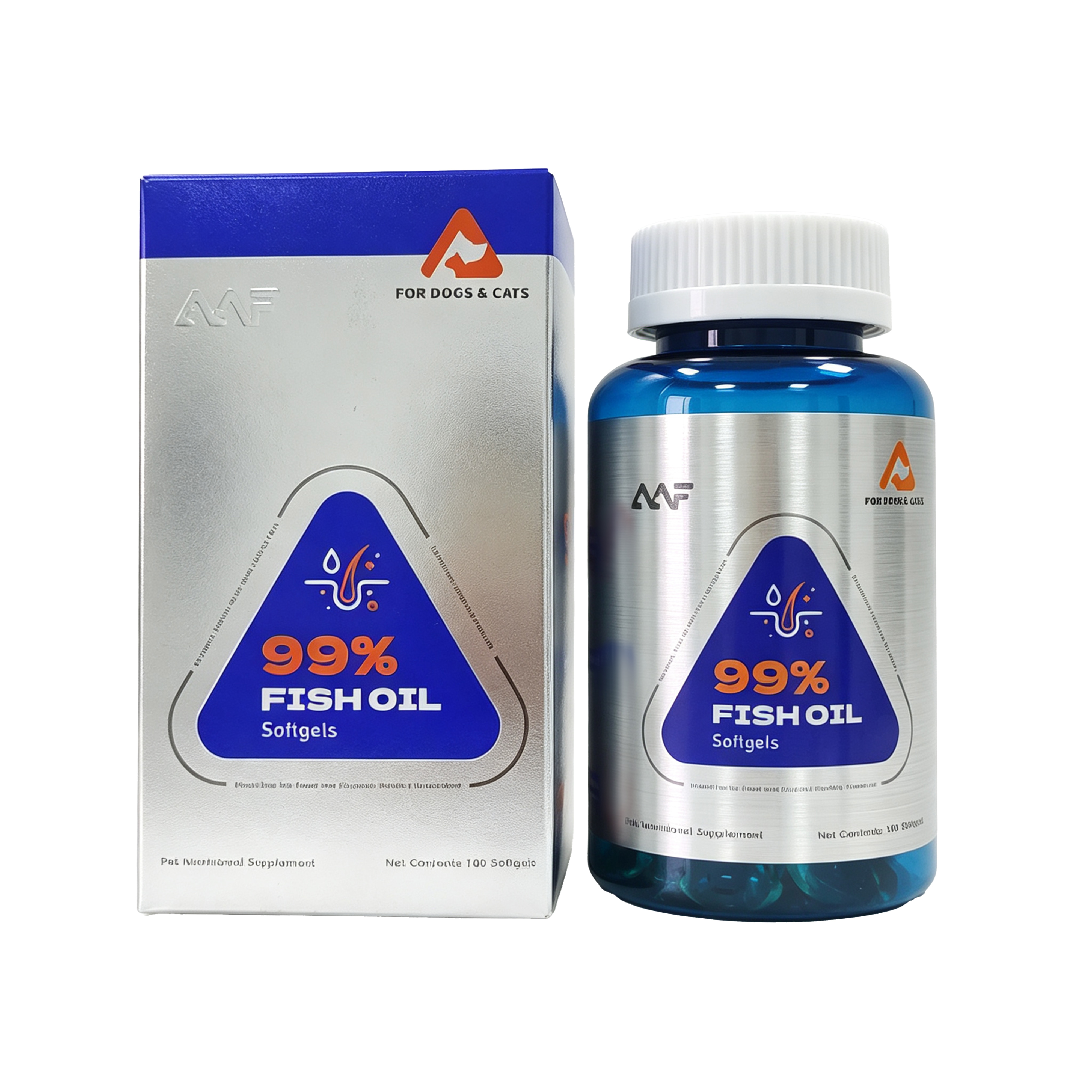 Norwegian Omega-3 Fish Oil for Dogs & Cats — 90%+ EPA/DHA, IFOS 5-Star Certified, Supports Skin, Coat, Heart & Immune Health